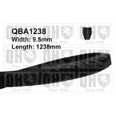 Kuva QUINTON HAZELL QBA1238 Kiilahihnat 10 1238 VOLVO: 740 Sedan, 240 760 Sedan