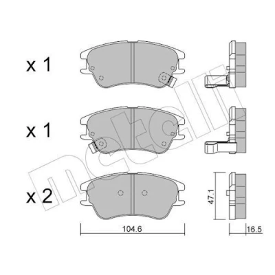 Kuva Jarrupalasarja, levyjarru METELLI 22 0502 0