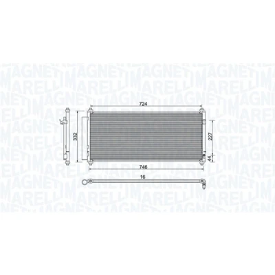 Kuva Kondensaattori, ilmastointilaite HONDA JAZZ III OE 80100SZTG01, 80100 SZT G01, 80110TF0003
