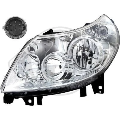 Kuva DIEDERICHS 3484181 Ajovaloumpio Vasen H1, H1/H7, H7 FIAT: Ducato III Van, Flatbed Kuorma auto / Alusta, Bussi