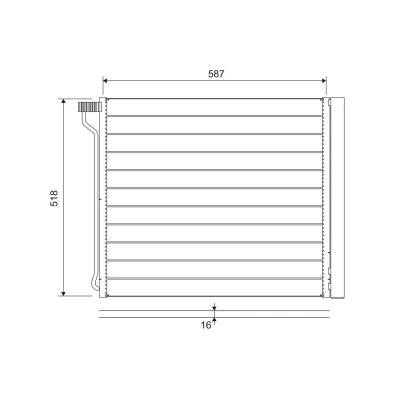 Kuva VALEO 822649 Ilmastoinnin Lauhdutin Vedenerottimella Alumiini 522 BMW: X5