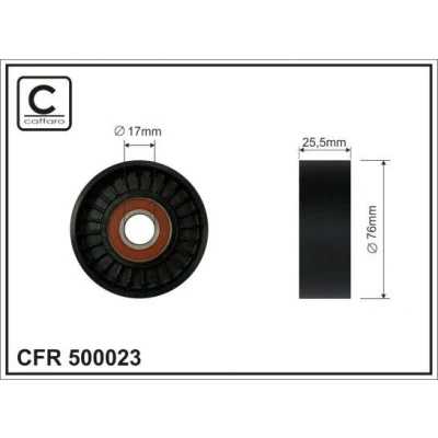 Kuva Kiristysrulla, moniurahihna ABARTH, ALFA ROMEO, AUDI, CITROËN, HYUNDAI, KIA, PEUGEOT, SEAT, SKODA, VW OE 1345A031