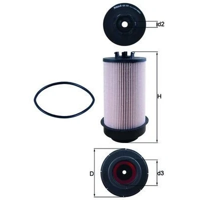 Kuva MAHLE ORIGINAL KX 181D Polttoainesuodatin Suodatinpanos
