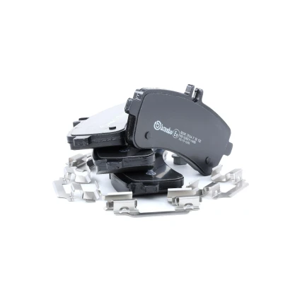 Kuva BREMBO P 50 132 Jarrupalat Kulumisenilmaisemelle Jarrusatulan ruuveilla Tarvikkeilla MERCEDES BENZ: C sarja T modell, Sedan, S Sedan