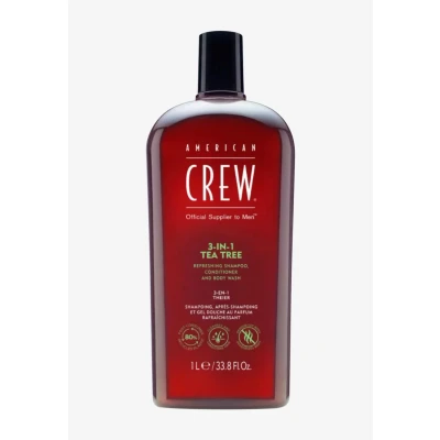 Kuva American Crew 3 in 1 Tea Tree Shampoo Conditioner &amp; Body Wash