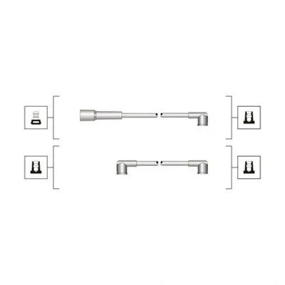 Kuva MAGNETI MARELLI 941319170040 Sytytysjohto SKODA: Favorit Hatchback