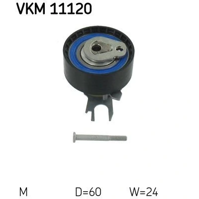 Kuva SKF VKM 11120 Kiristysrulla, Hammashihnat Kiinnitysmateriaalilla VOLKSWAGEN: Golf Plus / Crossgolf, 4 Variant,
