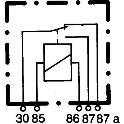Kuva HELLA 4RD 933 332 051 Rele, Työvirta