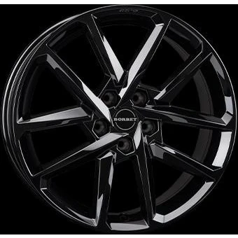 Kuva BORBET N Gloss Black 7.5x18 5/108 ET50 B63.4