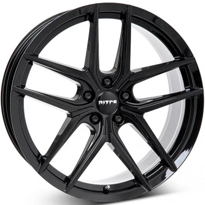 Kuva Nitro Throne FF Gloss Black 9x20 5/108 ET40 B63.3