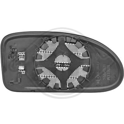 Kuva DIEDERICHS 1415127 Sivupeilin Lasi Vasen FORD: Focus Mk1 Hatchback, Farmari, Sedan