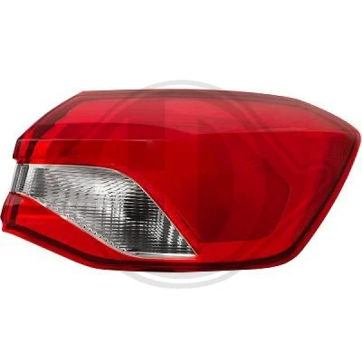 Kuva DIEDERICHS 1530094 Takavalot Oikea Uloin osa P21W, PY21W Lampun kannalla FORD: Focus Mk4 Hatchback