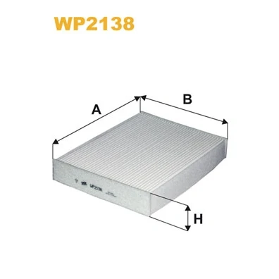 Kuva Suodatin, sisäilma WIX FILTERS WP2138