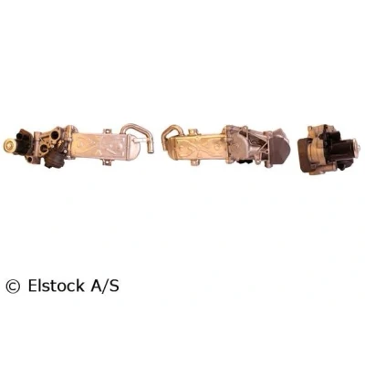 Kuva ELSTOCK 73 0099 EGR Moduli (Pakokaasukierrätys) Tiivisteillä, Pakokaasukierrätys jäähdyttimellä VOLKSWAGEN: Passat B7 Variant, Caddy 3, Golf 6
