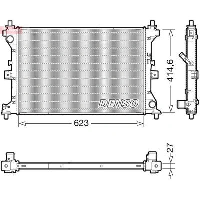Kuva DENSO DRM47039 Jäähdytin 623 429 27 SUZUKI: Vitara IV SUV