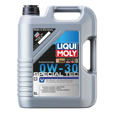 Kuva Liqui Moly Special Tec V 0W 30 5l Moottoriöljy 2853 VOLVO: V70 2, V40 Hatchback, XC90 I, TOYOTA: Avensis III Farmari, Yaris Hatchback