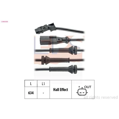 Kuva EPS 1.960.056 ABS Anturi Made in Italy OE Equivalent 634 DACIA: Logan I MCV
