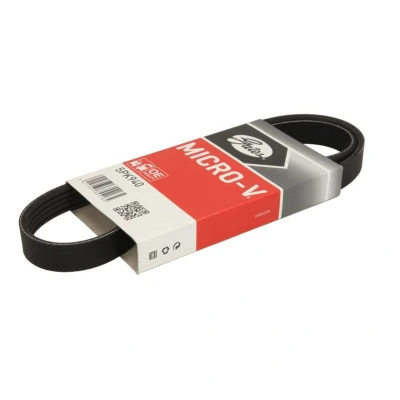 Kuva GATES Micro V 5PK940 Moniurahihna 940 5 Polyesteri, EPDM (eteenipropeeni dieeni kumi) OPEL: Astra G CC, H Caravan, Vectra C CC