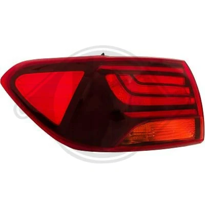 Kuva DIEDERICHS 6587191 Takavalot Vasen Uloin osa P21/5W Ilman lampun kantaa KIA: SORENTO 3