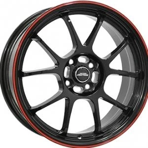 Kuva Inter Action Phoenix Black 6.5x15 4/100 ET42 B73.1