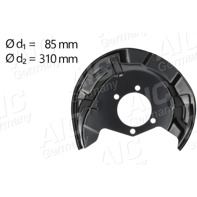 Kuva AIC 58268 Jarrukilpi Taka akseli, vasen NISSAN: Qashqai / Qashqai+2 I
