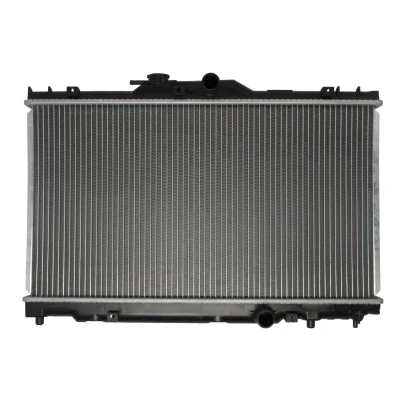 Kuva THERMOTEC D72022TT Jäähdytin ajoneuvoille ilmastointilaitteella tai ilman 639 350 16 Käsivaihteisto Jäähdytysrivat juotetut TOYOTA: Corolla VIII Sedan