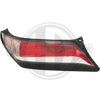 Kuva DIEDERICHS 6601090 Takavalot Oikea Lampun kannalla