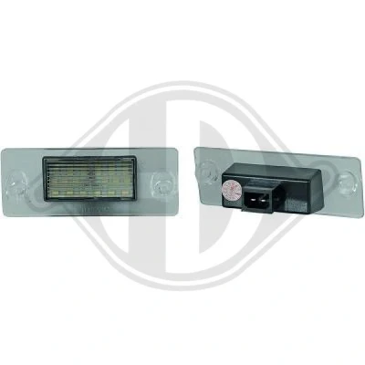 Kuva DIEDERICHS LID10403 Rekisterikilven Valo LED Takana AUDI: A3 Hatchback, A4 B5 Avant