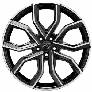 Kuva MSW 41 Gloss Black Polished 10.5x20 5/130 ET55 B71.6