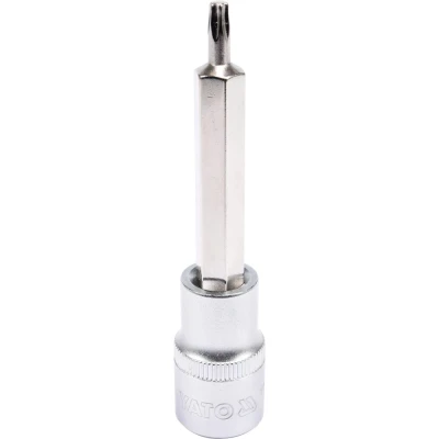 Kuva YATO YT 04321 Hylsyavain 1/2&quot; 3120 T25 Kromi vanadium teräs Torx