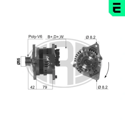 Kuva Laturi ford OE 1135453, 5030656, 7355509