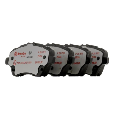 Kuva BREMBO P 24 151X Jarrupalat Ilman kulumisenilmaisinta Jarrusatulan ruuveilla Tarvikkeilla FORD: FIESTA 6, 6 Van, B Max