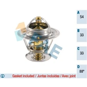 Kuva FAE 5307788 Termostaatti 88 Tiivisteillä HYUNDAI: Terracan
