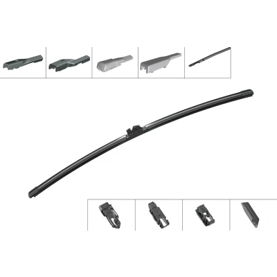 Kuva Pyyhkijänsulka Bosch 3 397 016 312 Flatblade pyyhinsulka (rungoton) Ohjaus vasemmalla