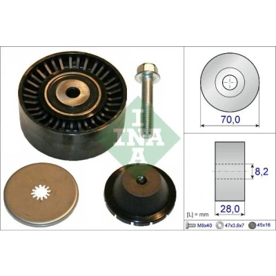 Kuva INA 532 0600 10 Ohjainrulla MITSUBISHI: Grandis, Outlander 2 SUV, DODGE: Caliber