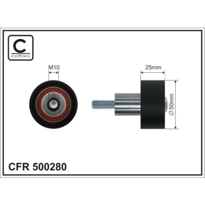 Kuva Ohjainrulla, hammashihna AUDI, SEAT, SKODA, VW OE 04C 109 244B, 244D, 04E 244B