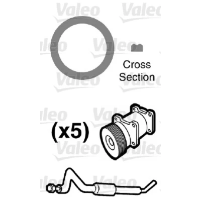 Kuva VALEO 509550 Tiiviste, Jäähdytys