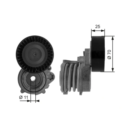 Kuva GATES FleetRunner Micro V Kit T38384 Kiristysrulla BMW: 3 Touring, 5 Sedan