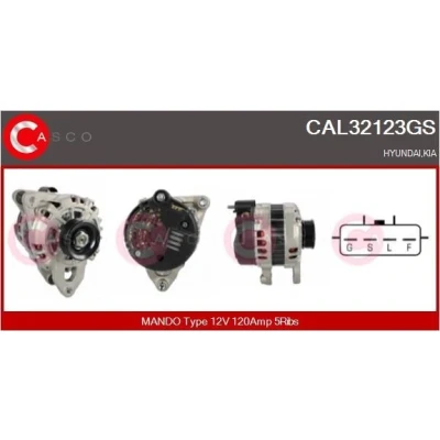 Kuva CASCO CAL15147AS Laturi 12V 75A RENAULT: LAGUNA 2, Scénic 1, MEGANE 1