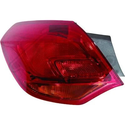 Kuva DIEDERICHS 1807091 Takavalot Vasen Uloin osa Ilman lampun kantaa OPEL: Astra J Hatchback