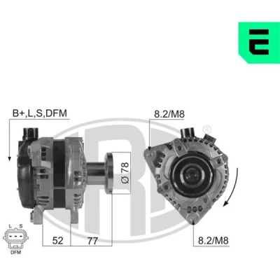 Kuva Laturi ford c max, focus ii, sedan turnier ii OE 1352431, 1477740, 1708383