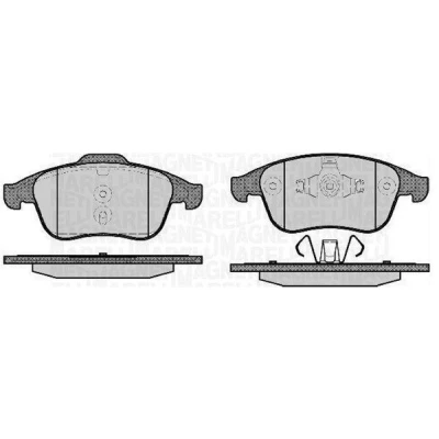 Kuva MAGNETI MARELLI 363916060672 Jarrupalat RENAULT: MEGANE 3 Grandtour, Clio 4, GRAND SCENIC