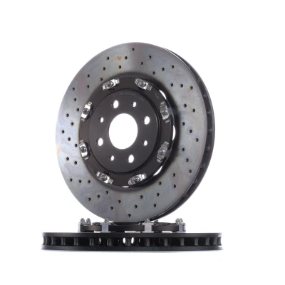 Kuva BREMBO TWO PIECE FLOATING DISCS LINE 09.B085.13 Jarrulevyt 305 28 4 rei&#039;itetty/tuuletettu sisältä, kaksiosainen jarrulevy pinnoitettu Ruuveilla
