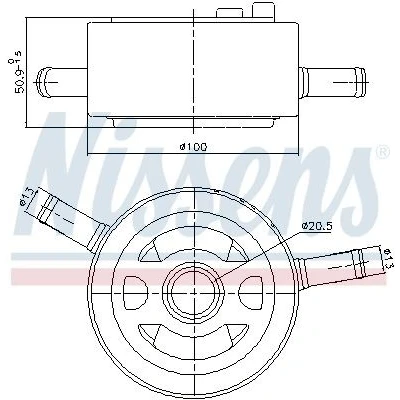 Kuva Öljynjäähdytin, moottoriöljy nissan pathfinder iii OE 21305EA21A, 21305EA21B, 21305EA22B