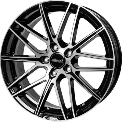 Kuva Brock B34 Black Full Polish 7.5x17 5/112 ET45 B66.6