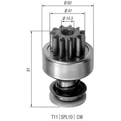 Kuva MAGNETI MARELLI 940113020104 Hammaspyörä, käynnistys