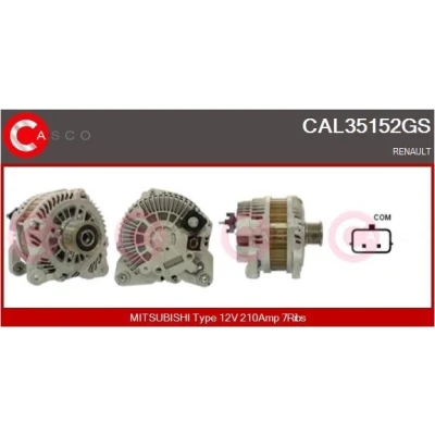 Kuva CASCO CAL15286GS Laturi 12V 150A MERCEDES BENZ: B sarja, A sarja