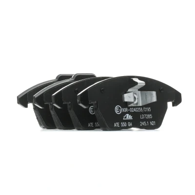 Kuva ATE Ceramic 13.0470 7285.2 Jarrupalat Ei kulumisenilmaisimelle, Ilman kulumisenilmaisinta VOLKSWAGEN: Jetta 4, Polo V Hatchback, Vivo Hatchback