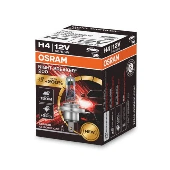 Kuva OSRAM 64193NB200 Polttimo, kaukovalo H4 12V 60/55W 4050K Halogeeni VOLKSWAGEN: Transporter 4, TOYOTA: Yaris II Hatchback, JEEP: Cherokee