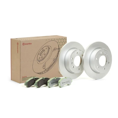 Kuva BREMBO KT 10 055 Jarrupalasarja Levyjarru täysi Ilman tarvikkeita Ruuveilla Kulumisenilmaisemelle